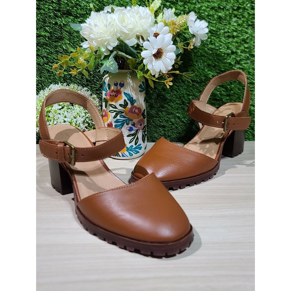 Madewell The Claudie Heeled Lugsole Mary Jane Heels - US 9 New